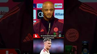 “Beeinflusst mich keine Sekunde”  Kompany über Kimmichs Position beim DFB shorts [upl. by Nospmis461]