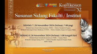 MAJLIS KONVOKESYEN UKM KE 52  SIDANG 9 [upl. by Stew]