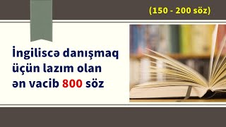 İngilis dili  Ən vacib 800 söz 4 [upl. by Queenie]