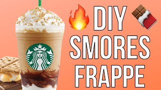 DIY STARBUCKS SMORES FRAPPUCCINO [upl. by Savick]