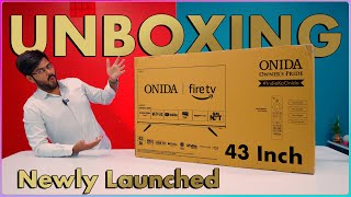 Onida Fire TV Edition 43 Inch Unboxing And Review 🔥 2022 Model Latest Launch 30 Edition🔥 अद्भुत [upl. by Renelle]