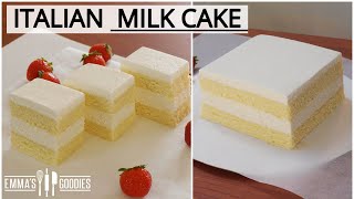 CONDENSED MILK CAKE recipe  Italian Torta Paradiso [upl. by Colt599]