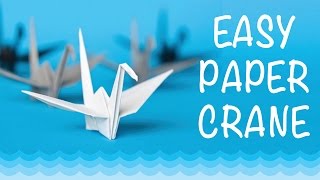 How To Make a Paper Crane  Origami Crane Step by Step  Easy [upl. by Inimak259]