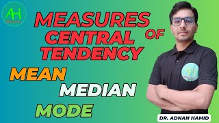 Measures of Central Tendency Adnan Sir [upl. by Cozza]