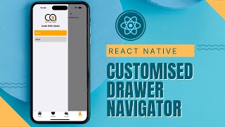 9 StepbyStep Guide Building a Custom Drawer Navigator  React Native [upl. by Dennis]