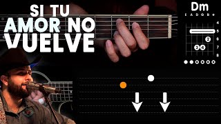 Si Tu Amor No Vuelve  Carin Leon GUITARRA Tutorial  CHORDS [upl. by Pitts]