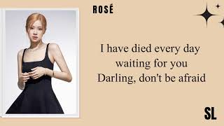 Rosé  A Thousand Years quotCoverquot Easy Lyrics [upl. by Enawd]