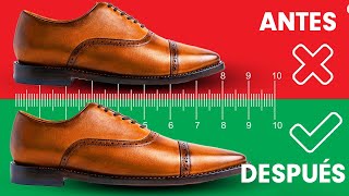 Cómo Estirar Zapatos De Cuero En Casa  ¡Tutorial Fácil En 4 Minutos [upl. by Elleiand]