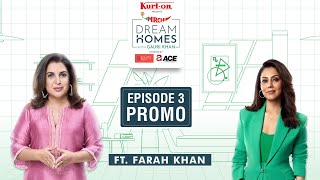 Farah Khan’s Entertainment Room To Get A Classy Revamp  Ep 3 Promo  Dream Homes With Gauri Khan [upl. by Llemert]