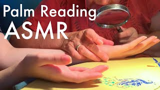 ASMR Palm Reading Session with Philena Bruce unintentional real person asmr [upl. by Aliuqehs17]