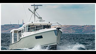 The Extremely Capable Ocean Going Nordhavn 41 Trawler Yacht [upl. by Goodard]