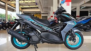 2023 Yamaha Aerox 155 Standard Version Neon Grey [upl. by Godderd]