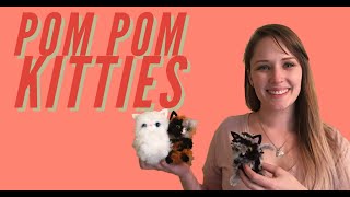 Creating Cute Yarn Cats  Pom Pom Kitties by KLUTZ [upl. by Llednil]