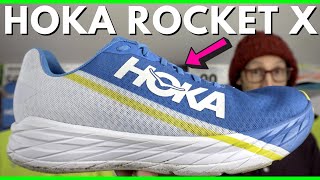 Hoka One One Rocket X Review  Initial running shoe review  Better than the Carbon X  eddbud [upl. by Salahi]