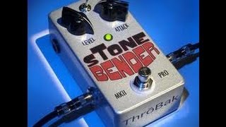 Throbak Stone Bender Fuzz demo by Pete ThornVintage King [upl. by Wyne]