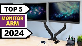 Top 5 Best Budget Monitor Arm 2024  Best Monitor Mount [upl. by Tavis]