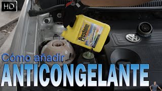 Como agregar ANTICONGELANTE refrigerante al carro [upl. by Aile89]