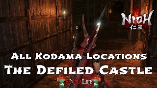 All Kodama Locations The Defiled Castle Nioh [upl. by Yorick255]