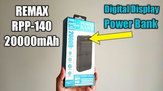 Remax 20000mAh RPP140 Leader Series Digital Display Power Bank Unboxing  Mobile Gossips [upl. by Rihaz109]