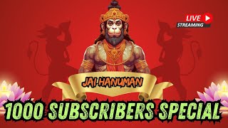 Jai Hanuman  1000 Subscribers Special jaihanuman jaishriram bhakti hanuman [upl. by Iral31]