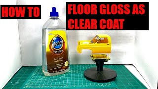 How To Airbrush Pledge Floor Gloss As Clear Coat On Plastic Scale Model kits [upl. by Temme]