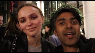 LilyRose Depp so nice meeting fans and thanking them [upl. by Strickman]