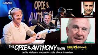 Leslie Nielsens uncomfortable interview on Opie and Anthony [upl. by Oicneconi141]