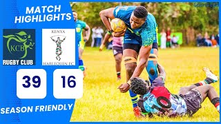 KCB RFC vs KENYA HARLEQUINS Rugby Fifteens Season Friendly Full Match Highlights [upl. by Bryna]