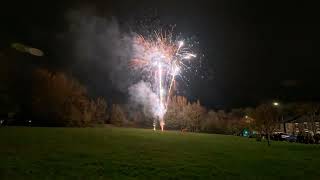 Gamesley Glossop Fireworks Display 3112024 [upl. by Shandy]