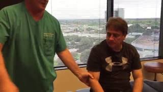 Spondylolisthesis L 5S1 Chiropractic Adjustment Decompression Helps Him More Than Anything [upl. by Inilahs]