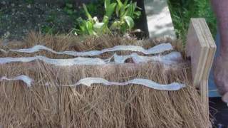 How to Thatch a Dollhouse Roof [upl. by Nadya]