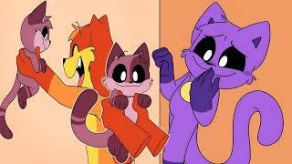 Catnap x Dogday Adorable Family Moment  Poppy Playtime Chapter 3 Comic Dub [upl. by Nosyla836]