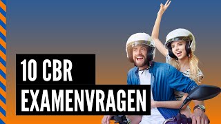 10 CBR VRAGEN BROMMER 2024 l Jouwscooterrijbewijsnl [upl. by Khai]