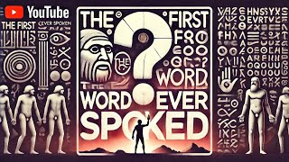 The First Word Ever Spoken The Fascinating Origins of Human Language [upl. by Neela]