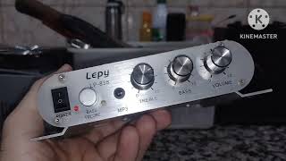 Abrindo Amplificador Lepy LP 838 Que queimou 🥺 [upl. by Norrek]