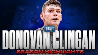 Donovan Clingan Season Highlights  Offense amp Defense  2024 NBA Draft [upl. by Zeke401]