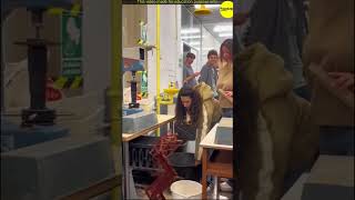 Prof Challenge his student to make a structure that can hold a bucket respect shorts ytshorts [upl. by Gnaoh]