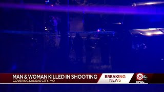 Two killed in Kansas City shooting [upl. by Airyt]