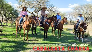 🐴Cabalgata Charra en BOQUILLA DEL CARMEN villanueva Zacatecas Año 2023 [upl. by Fiedling]