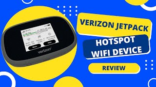 Verizon Jetpack Hotspot WiFi Device Reliable OntheGo Connectivity Review [upl. by Nalyorf418]