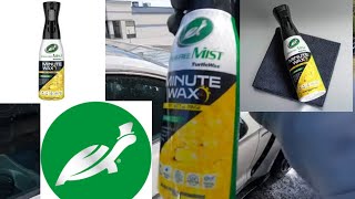 NEW Turtle Wax Minute Wax Streak Free Mist CERAMIC [upl. by Trainer]