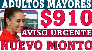 910 💥 NUEVO APOYO BIENESTA 🎁 AVISO URGENTE ADULTOS MAYORES💣 EN 2025 ACTUALIZACIÓN DE TUS PAGOS🤑 [upl. by Thirza]