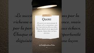 Le Vrai Secret du Succès motivation determination citation objectif [upl. by Dnalon548]