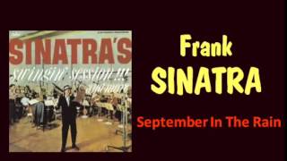 September In The Rain Frank Sinatra Lyrics [upl. by Amolap]