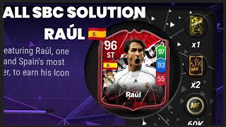 MADFUT FR  ALL SBC SOLUTION RAÚL 96 🇪🇸 madfut25 madfut [upl. by Kennet]