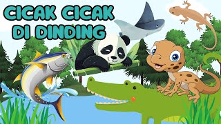 Lagu Cicak Di Dinding Indonesia  Lagu Anak Indonesia Populer  Panda Kids Song [upl. by Eseerahs]