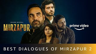 Best Dialogues of MIRZAPUR 2  Pankaj Tripathi Ali Fazal Divyenndu  Amazon Prime Video [upl. by Annoyk]