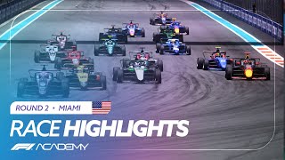 F1 Academy Race Highlights  2024 Miami [upl. by Milburn]