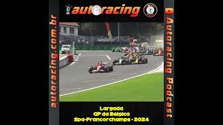 LARGADA DO GP DA BÉLGICA EM SPAFRANCORCHAMPS F1 2024 shorts [upl. by Kolk901]