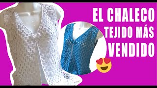 El Chaleco más Vendido  cómo tejer 😍​😍 Yo Tejo con LAURA CEPEDA [upl. by Humble]